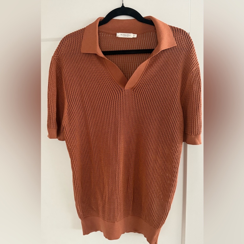 Men's Terracotta Polo Shirt
